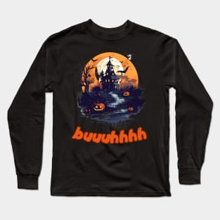 Buuhhhh-Halloween Haunt Long Sleeve T-Shirt